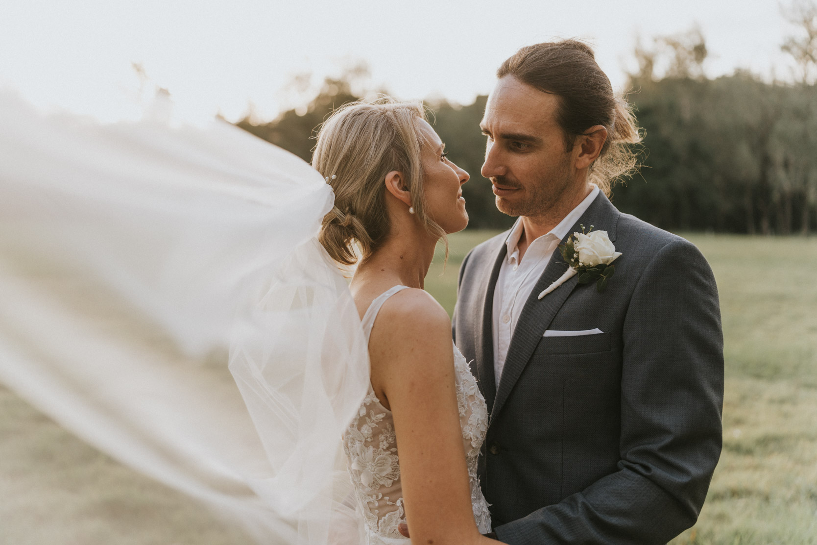 Amy and Liam's wedding day