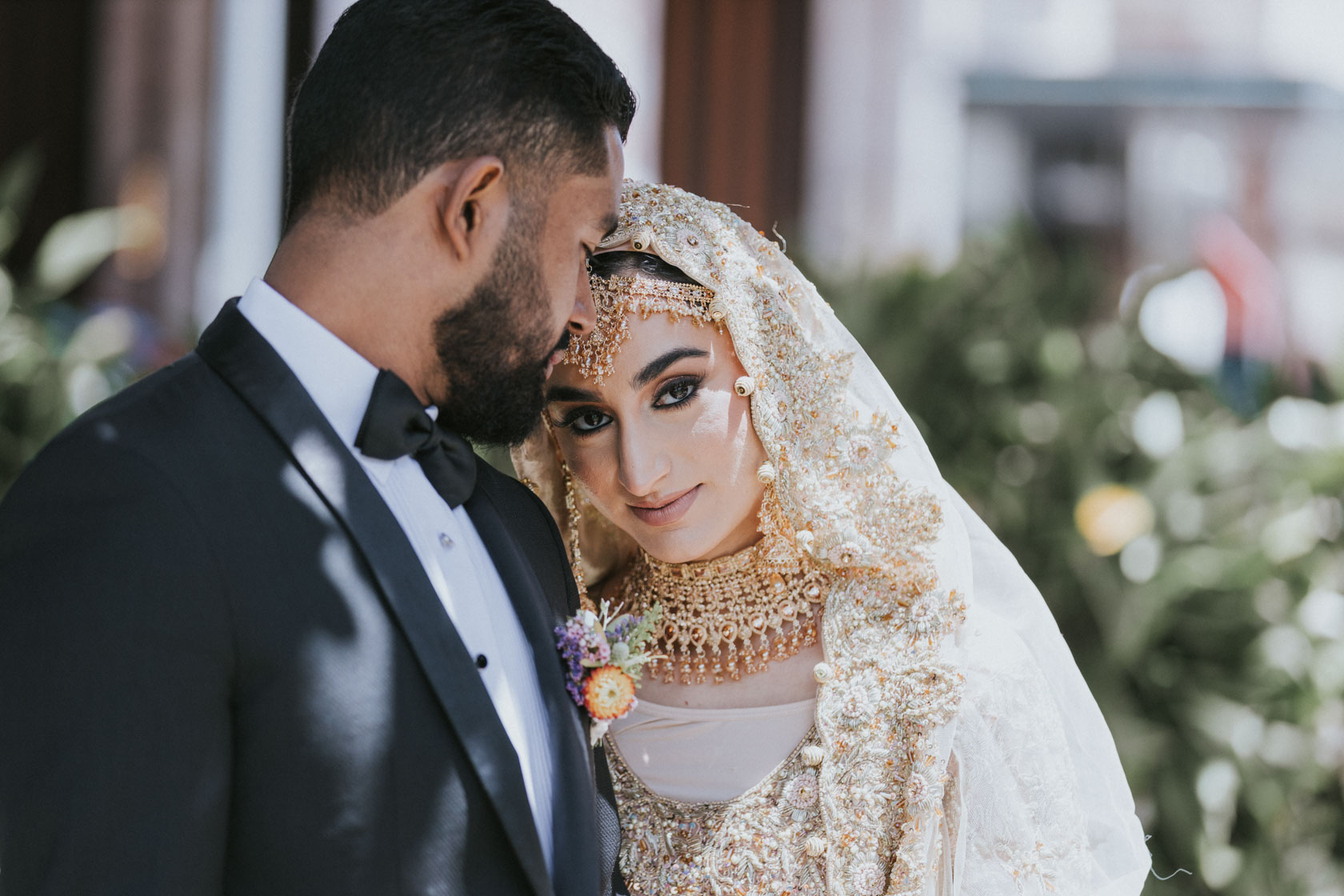 Ebrahim and Nadia's wedding day