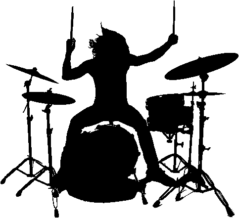 Drummer performing live with Melbourne Club Band